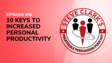 10 Keys To Increased Personal Productivity